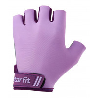 Перчатки для фитнеса Star Fit WG-101, фиолетовый