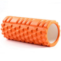 Ролик для йоги Sportex (оранжевый) 33х15см ЭВА\АБС B33109