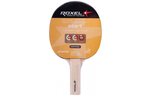Ракетка для настольного тенниса Roxel Hobby Start, прямая 600_380