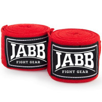 Бинты боксерские Jabb х/б, 350 см JE-3030 красный
