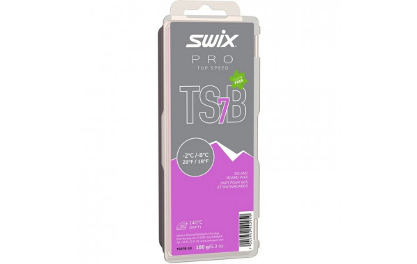 Парафин углеводородный Swix TS7 Black (-2°С -8°С) 180 г TS07B-18 600_380