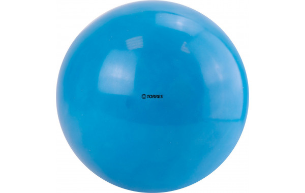 Мяч для художественной гимнастики однотонный d15см Torres ПВХ AG-15-02 небесный 600_380