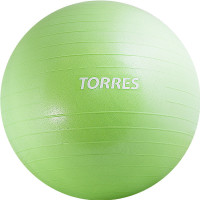 Мяч гимнастический Torres AL121175GR, диам. 75 см, с насосом, зелёный