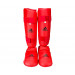 Защита голени и стопы Adidas WKF Shin & Removable Foot красная 661.35 75_75