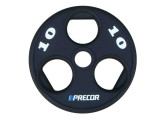 Олимпийский диск в уретане Precor FM\UPP-10KG\BK-LZ-00 10 кг, черный, лазерная гравировка
