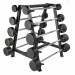 Штанга неразборная обрезиненная 15 кг. Прямой гриф VictoryFit VF-DX4150 75_75