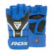 Перчатки RDX Grappking Aura Plus T-17 GGR-T17UB синий\черный 75_75