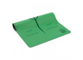 Коврик для йоги 185x68x0,4см Inex Yoga PU Mat полиуретан c гравировкой HG\PUMAT-GG731\18-68-04 зеленый