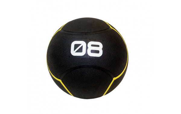 Мяч тренировочный 8 кг Original Fit.Tools FT-UBMB-8 черный 600_380