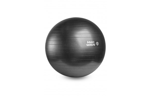 Мяч для фитнеса 65см Mad Wave Anti Burst GYM Ball M1310 01 2 01W графитовый 600_380