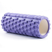 Ролик для йоги Sportex (фиолетовый) 33х15см ЭВА\АБС B33105