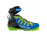 Лыжероллерные ботинки Spine SNS Skiroll Skate 6 черный\синий\зеленый