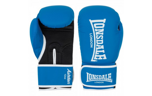 Перчатки тренировочные 8oz Lonsdale Ashdon 160011 8 BL синий 600_380