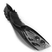 Ласты для плавания Salvas Tonic Dive TPR и Technoflex BA190 черный