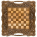 Шахматы, нарды резные Haleyan Антемион 60 с ручкой kh134-6 75_75