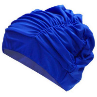 Шапочка для плавания Sportex текстильная (лайкра) (синяя) F11780