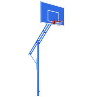 Баскетбольная стойка с регулировкой высоты кольца Glav 01.110