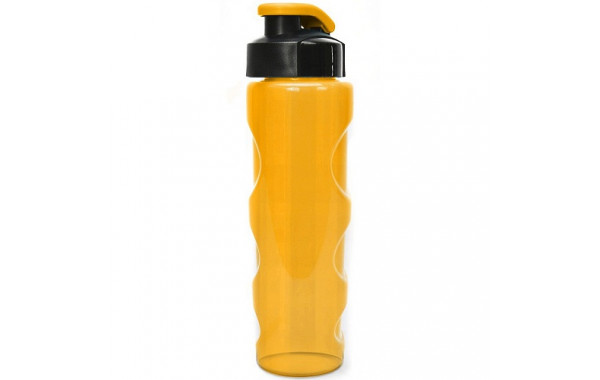 Бутылка для воды HEALTH and FITNESS, 700 ml., anatomic, прозрачно/желтый КК0162 600_380