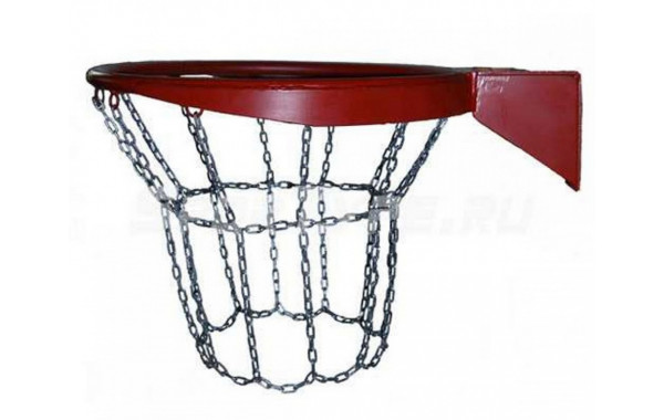 Сетка баскетбольная из цепей, антивандальная, металлическая ПрофСетка 9090-12 шт. 600_380