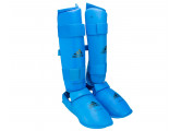 Защита голени и стопы Adidas WKF Shin & Removable Foot синяя 661.35