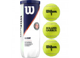 Мяч теннисный Wilson Roland Garros All Court 3 мяча WRT126400, желтый