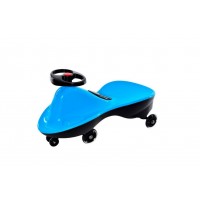 Машинка детская с полиуретановыми колесами Bradex Бибикар спорт голубой DE 0269