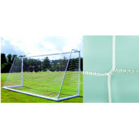 Сетка для футбольных ворот нить 2,5 мм, безузловая, 100х100 мм ПрофСетка 1125-03 пара
