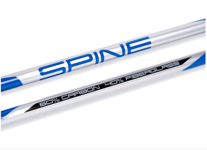 Лыжные палки Spine (181) X-Rider (Карбон 60%+Стекло 40%) (серый/черный) 698_508