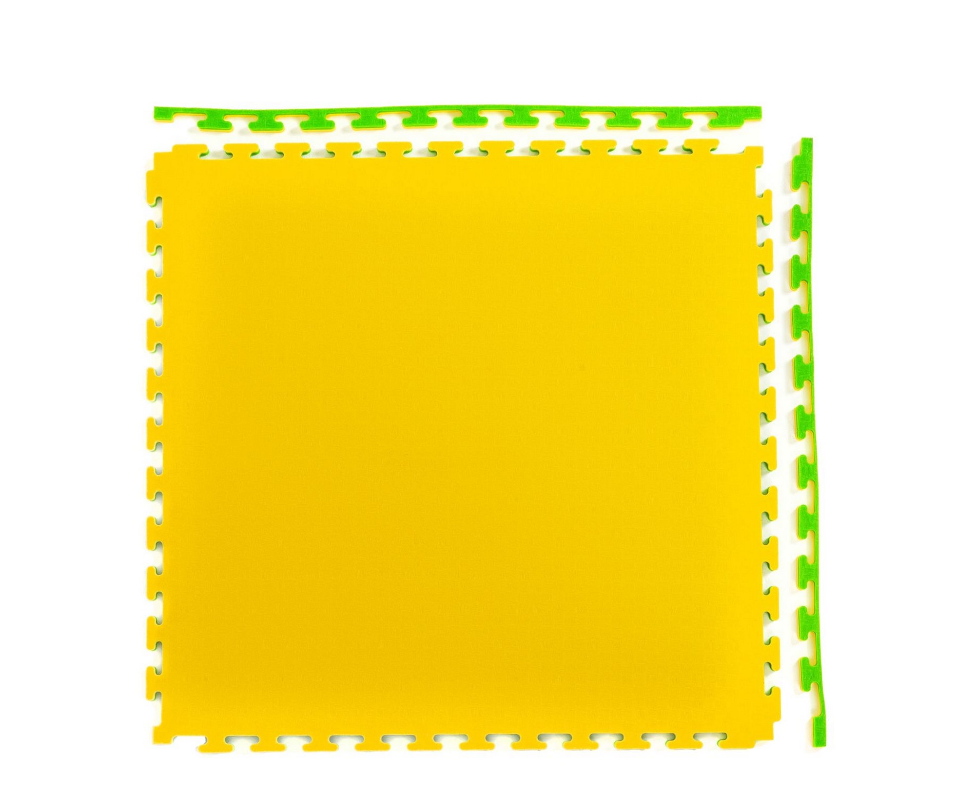 Будо-мат, 100x100 см, 20 мм DFC 12278 желто-зеленый 2000_1636