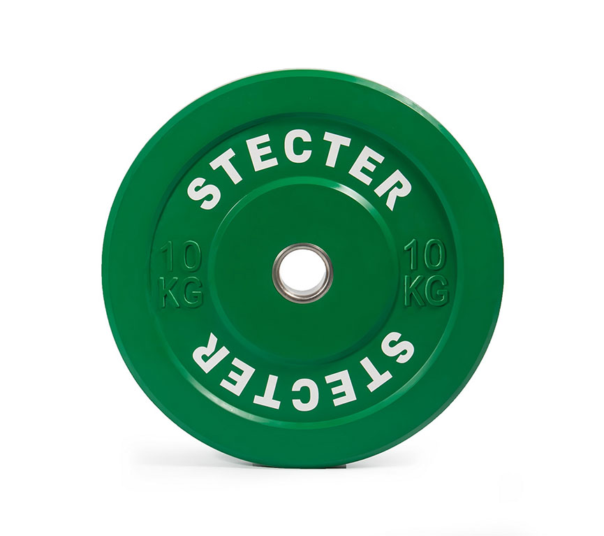Диск тренировочный Stecter D50 мм 10 кг (зеленый) 2192 865_767