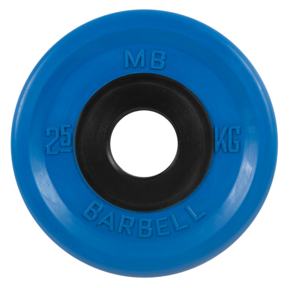 Диск олимпийский d51мм евро-классик MB Barbell MB-PltCE-2,5 2,5 кг синий 963_960