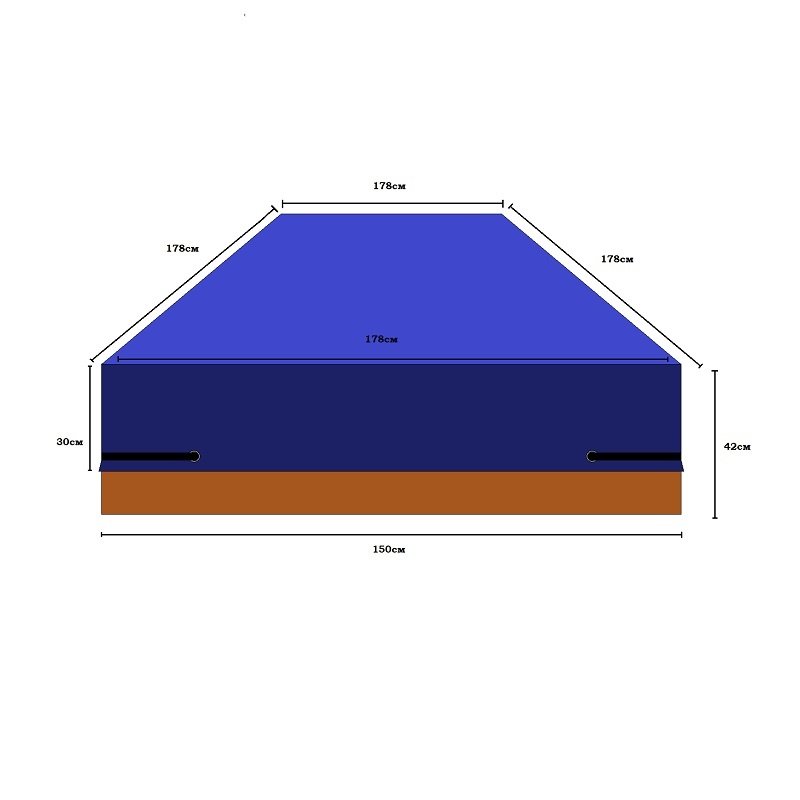 Чехол на песочницу Ellada 1,5x1,5 м (OXFORD 420D) УТ6811 800_800