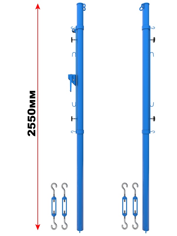 Стойки волейбольные на растяжках Glav 03.102 600_800