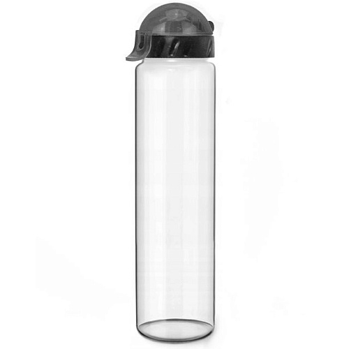 Бутылка для воды LIFESTYLE со шнурком, 500 ml., straight, прозрачный КК0158 500_500