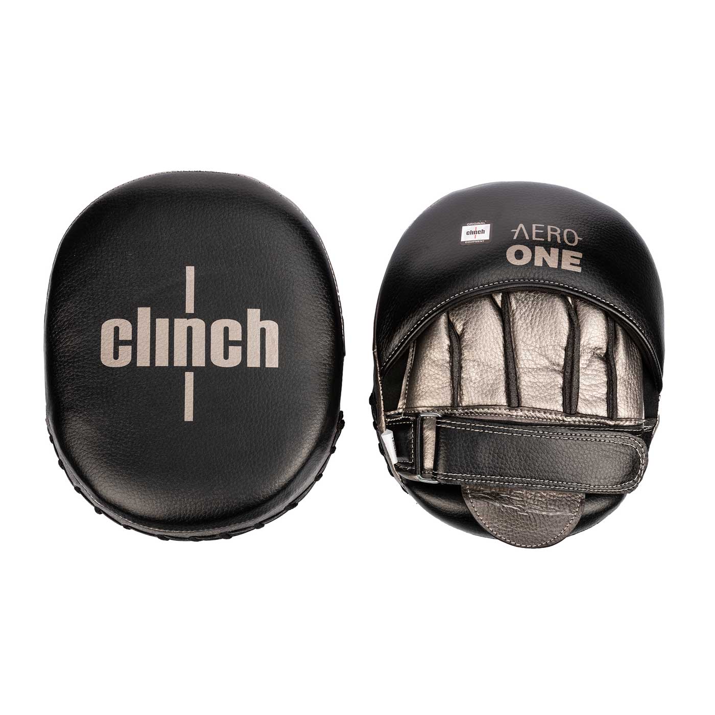 Лапы Clinch Focus Mitt Aero One черно-бронзовые C545 1400_1400