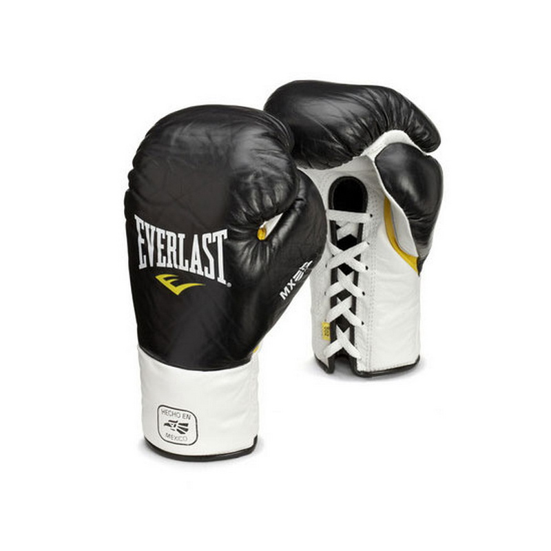 Перчатки боевые Everlast MX Pro Fight 181001 черный, 10 oz 800_800