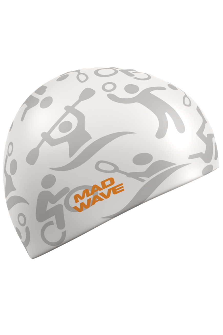 Силиконовая шапочка MadWave Sport M0554 19 0 02W белый 870_1305