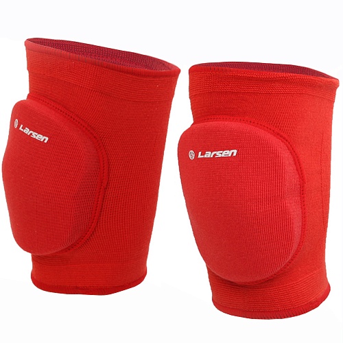 Защита колена Larsen 745B красный 500_500