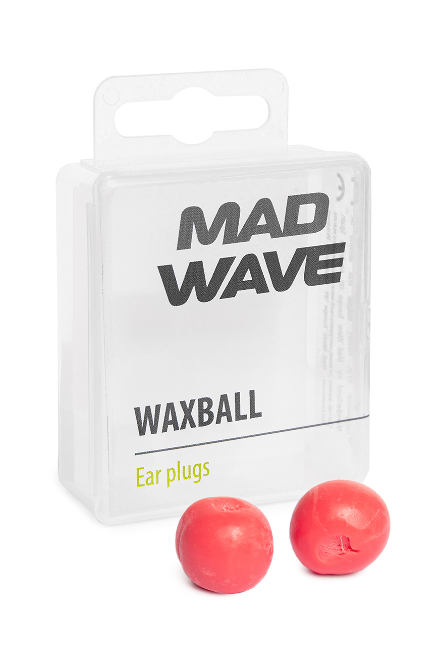 Беруши Mad Wave Waxball M0717 01 0 05W красный 870_1305