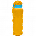 Бутылка для воды LIFESTYLE со шнурком, 500 ml., anatomic, прозрачно/желтый КК0157 120_120