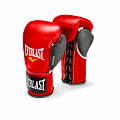 Перчатки боевые Everlast Powerlock 10oz XL красный/серый 27111070000 120_120