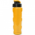 Бутылка для воды HEALTH and FITNESS, 700 ml., anatomic, прозрачно/желтый КК0162 120_120