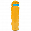 Бутылка для воды LIFESTYLE со шнурком, 700 ml., anatomic, прозрачно/желтый КК0161 120_120