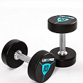 Гантели в уретане 28 кг Live Pro Premium Urethane Dumbbells LP8000-28 120_120